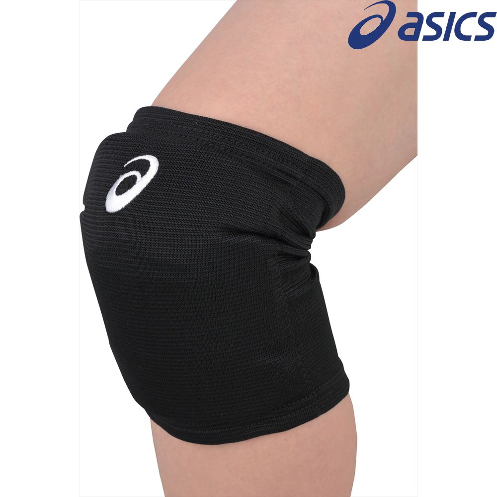 アシックス asics バレーボールウェア ユニセックス ひざサポーター XWP261-9001 2018SS