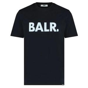 BALR. ボーラー Tシャツ メンズ 半袖 ロゴ ブラック BRAND STRAIGHT T-SH...