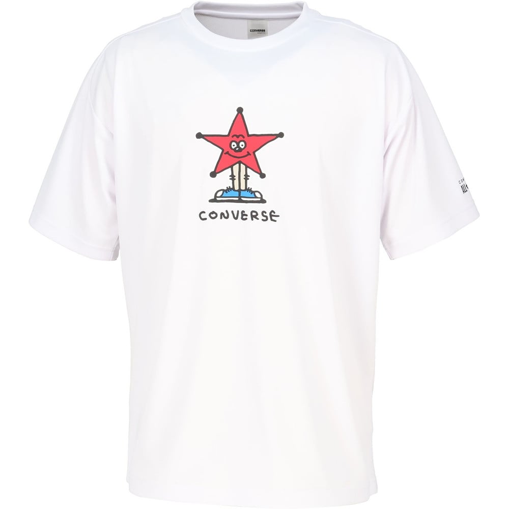 CONVERSE（コンバース） Tシャツ バスケ メンズ ホワイト 半袖 Yutaka