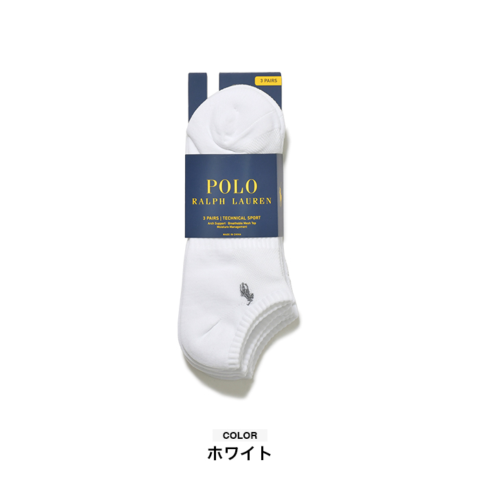 POLO RALPH LAUREN ラルフローレン 靴下 メンズ アンクル