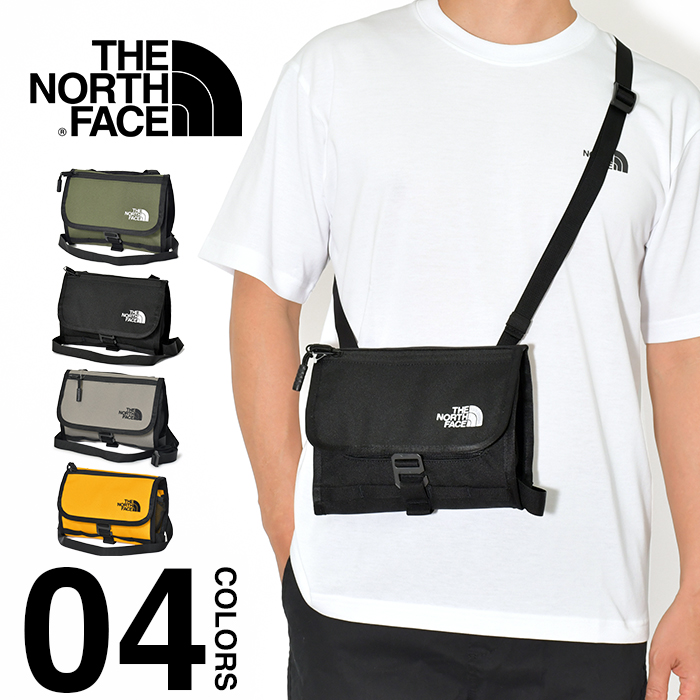 ノースフェイス ブラック サコッシュ ショルダー バッグ ポケット THE NORTH FACE ノースフェイス バッグ ショルダーバッグ メンズ