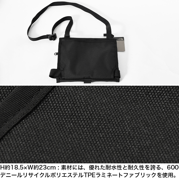 ノースフェイス　アウトドア　キャンプ　　ポーチ　サコッシュ　ショルダーバッグ THE NORTH FACE ノースフェイス バッグ ショルダーバッグ メンズ