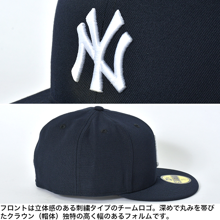 59FIFTY ニューエラ 映画 メジャーリーグ NEON FITTED CAP NAVY