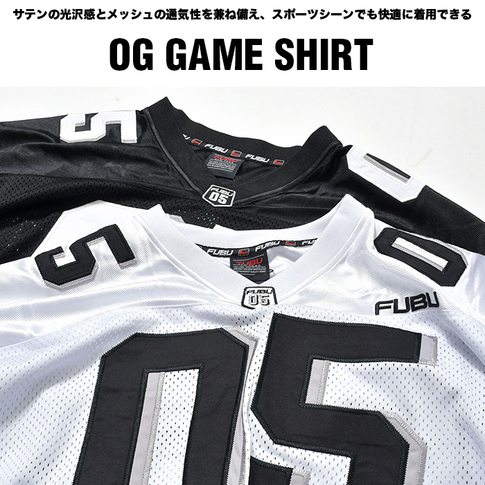 FUBU THE COLLECTION フブ ゲームシャツ ホッケーシャツ サイズ