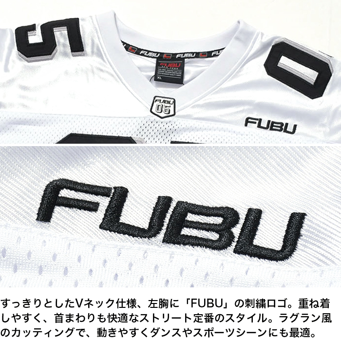 FUBU ゲームシャツ メンズ レディース フブ フットボールシャツ