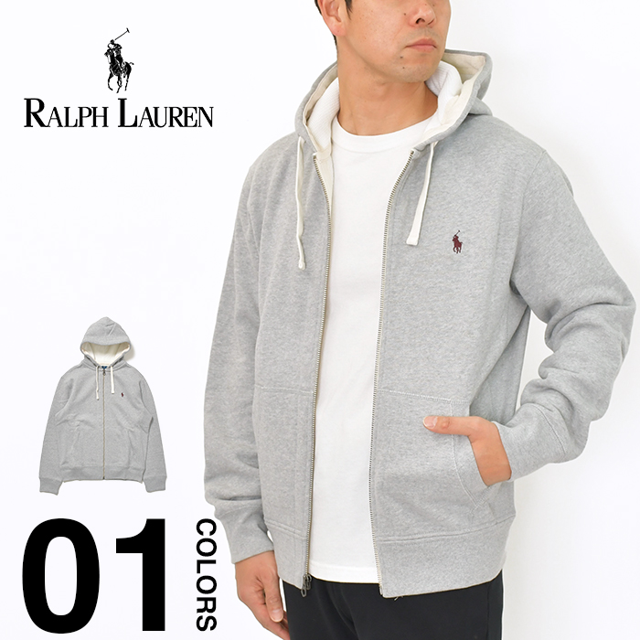 ラルフローレン パーカー メンズ レディース ジップパーカー グレー POLO RALPH LAUREN スウェット 長袖 ポロ ワンポイント 定番  プレゼント ギフト : top-prl-05a02 : スポットチェックヤフー店 - 通販 - Yahoo!ショッピング