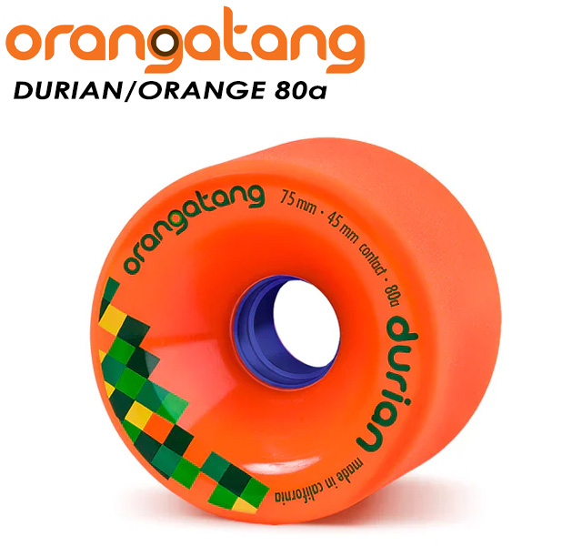 ORANGATANG】 オランガタン 【DURIAN WHEELS 75mm】 ドリアン ORANGE