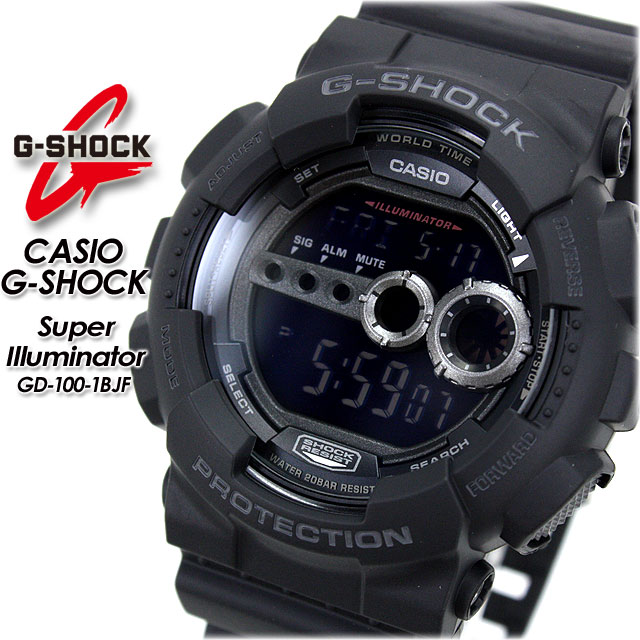 メール便送料無料05 CASIO カシオ G-SHOCK GD-100-1BJF クォーツ 腕時計 通販