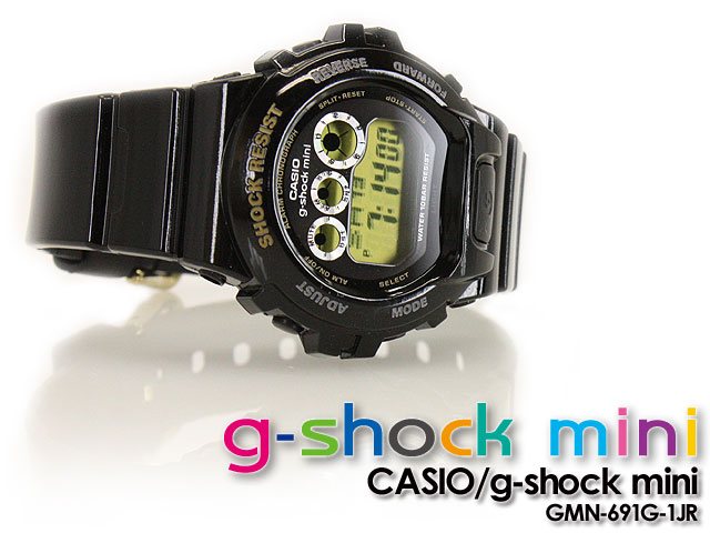 Gショック G-SHOCK GMN-691G-1JR mini ミニ black 腕時計 : gmn-691g