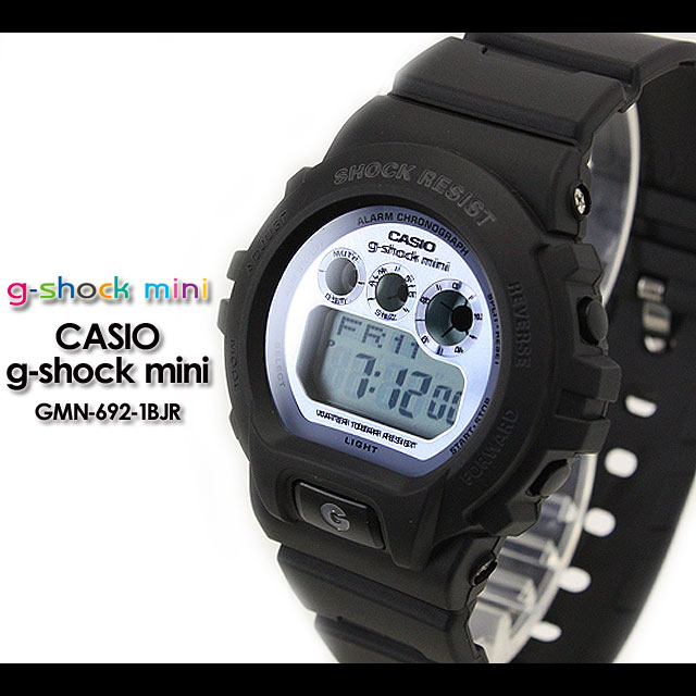 g-shock mini Gショック ミニ GMN-692-1BJR matte black : gmn-692