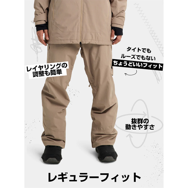 BURTON】 バートン 【Men's Reserve GORE-TEX 2L Bib】 メンズ