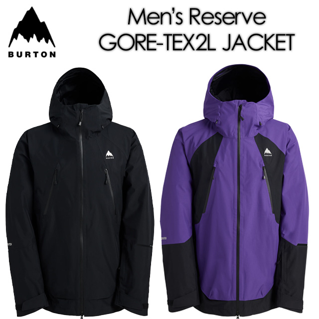スノーボード 25-26 BURTON GORE-TEX RESERVE jacket BURTON】 バートン 【Men's Reserve GORE-TEX 2L Jacket】 メンズ