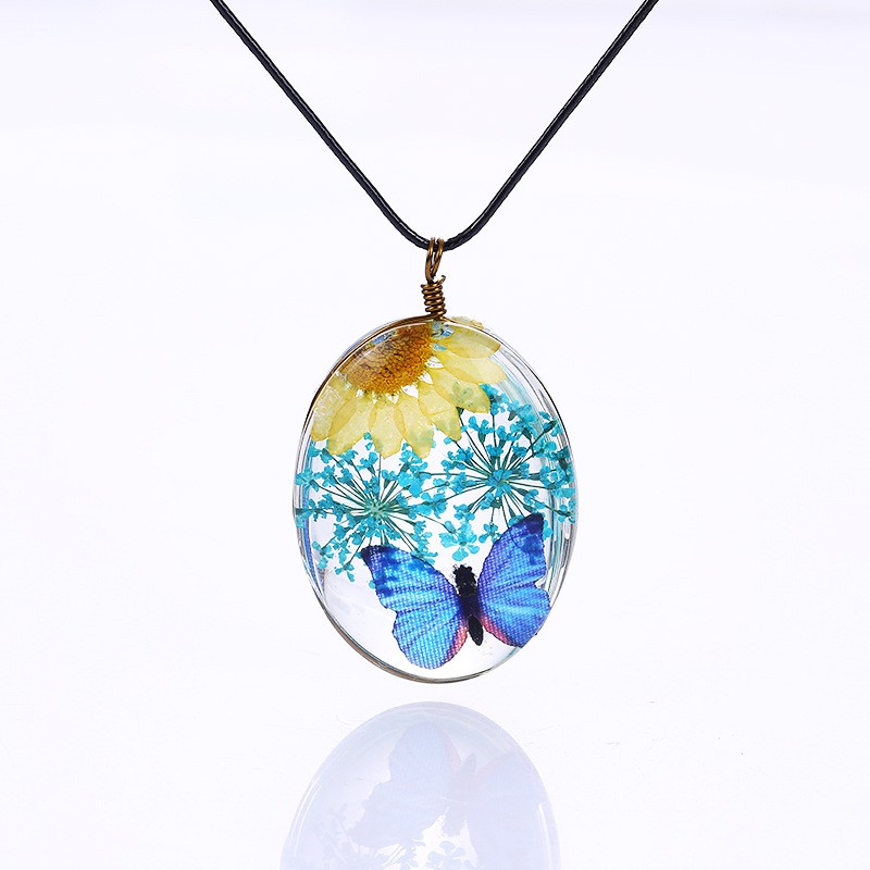 クリスマス 2025 ハーバリウム(植物標本) ネックレス / 誕生日 女性 プレゼント ギフト 記念日 お祝い アクセサリー プリザーブドフラワー 爆買 |  | 03
