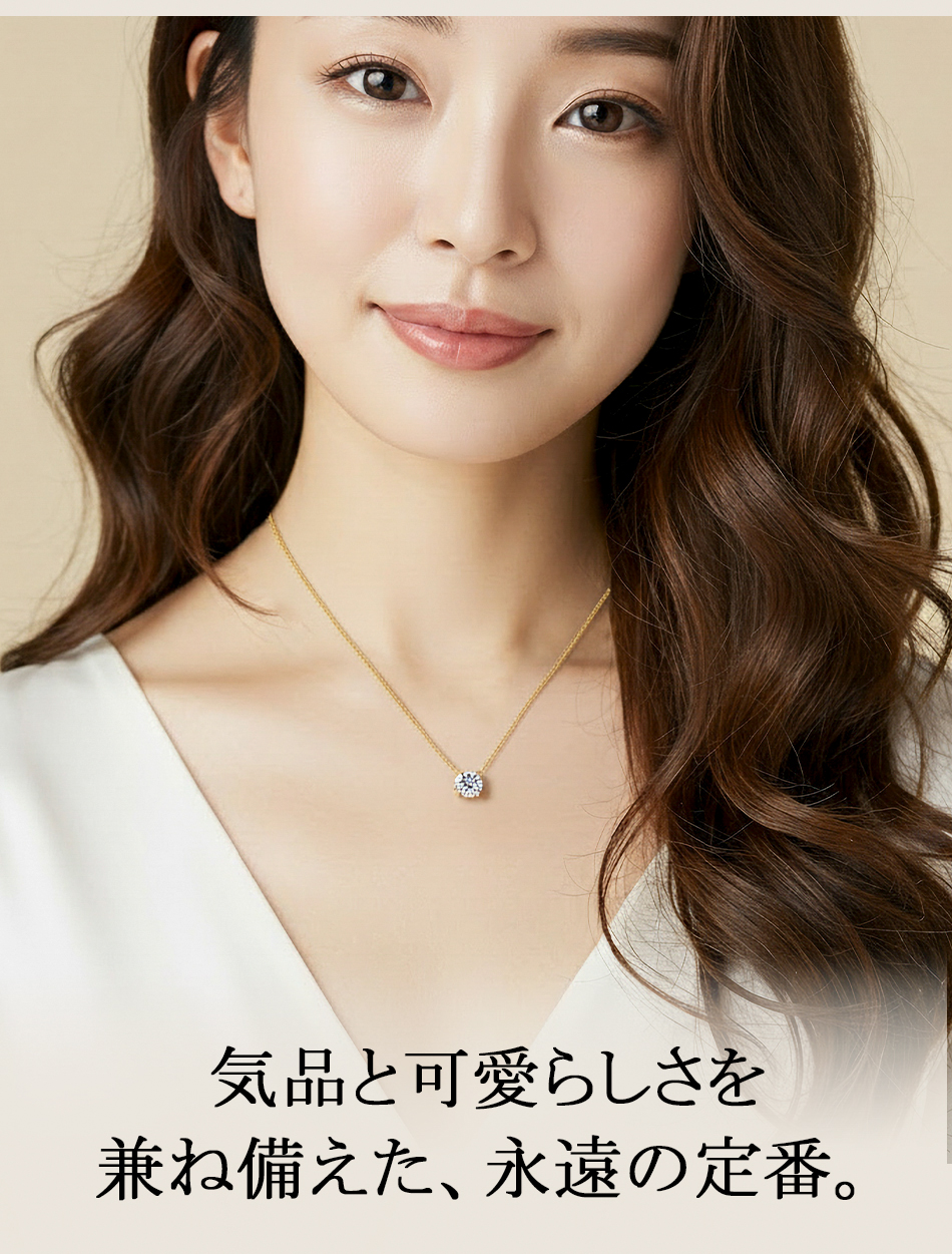 SWAROVSKI（スワロフスキー） 一粒 ネックレス シルバーネックレス