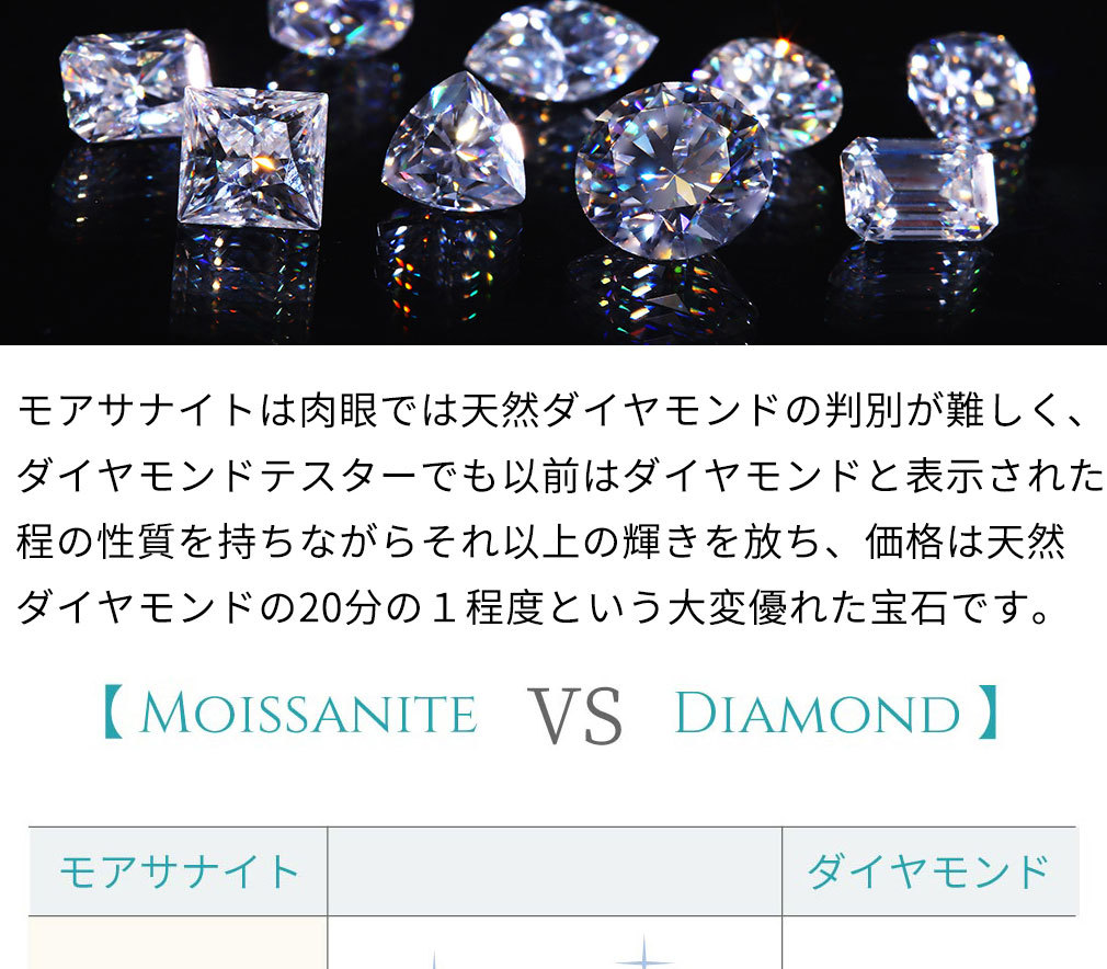 EVER FLAWLESS リング 指輪 レディース 0.5ct モアサナイト EVER FLAWLESS リング 指輪 レディース 0.5ct モアサナイト