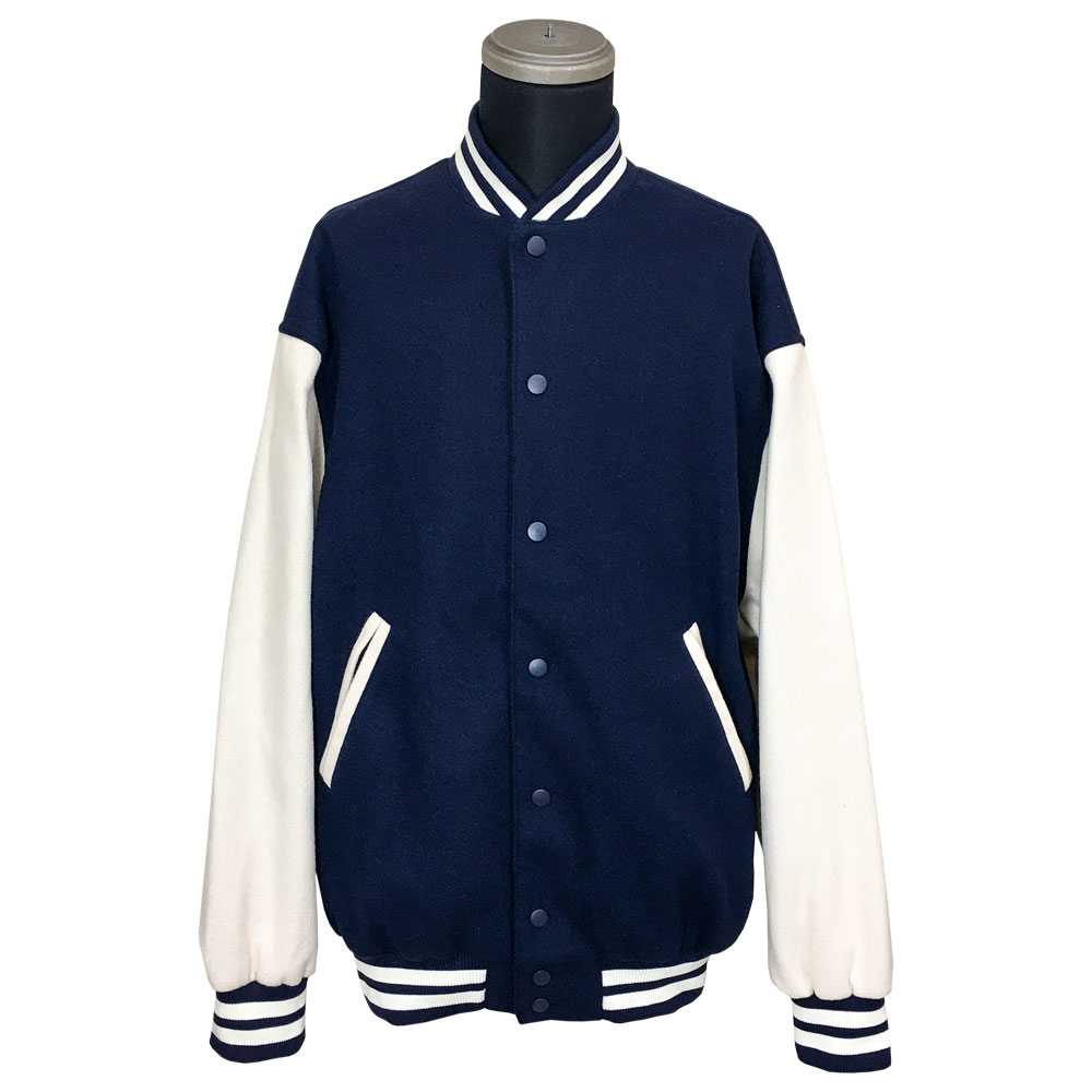 閉店セール】メルトンウールライクスタジャンメンズ スタジャン