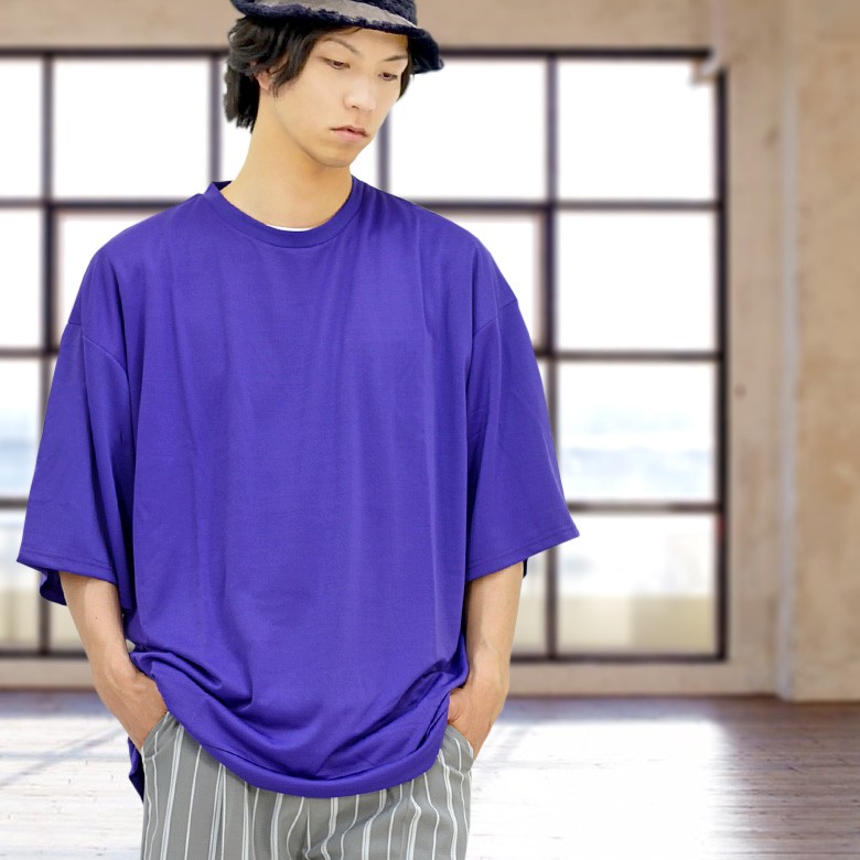 閉店セール】スーパーストレッチビッグシルエット半袖Tシャツ
