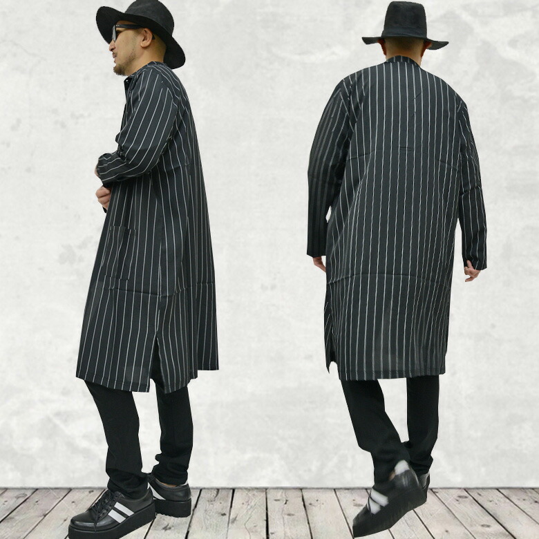 長袖シャツ ロング丈 シャツ メンズ オーバーサイズ ロング 長袖シャツ ロング丈 シャツ メンズ オーバーサイズ ロング