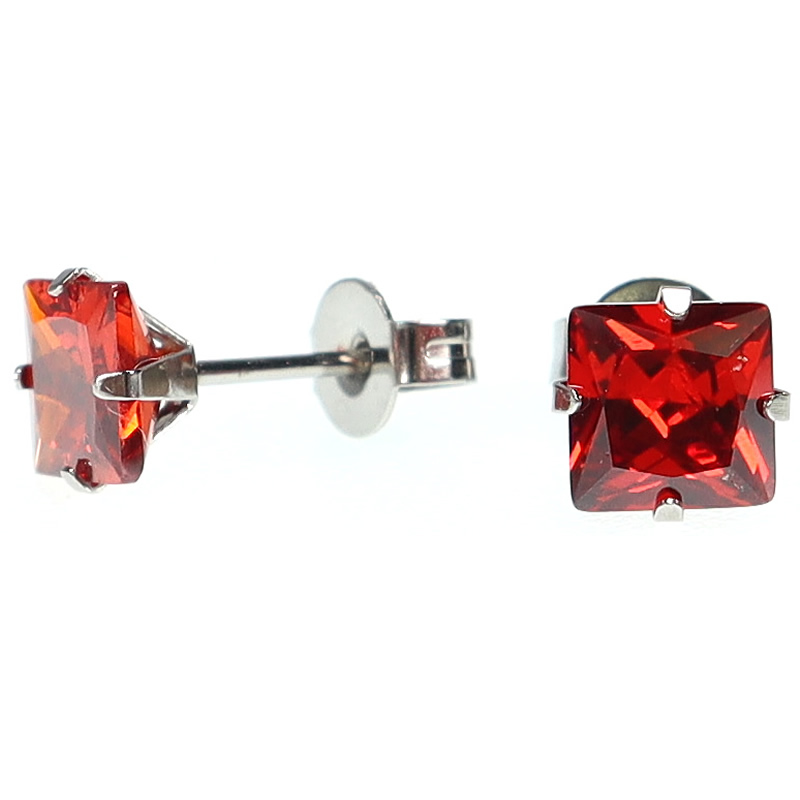 ピアス 一粒ピアス キュービックジルコニア 金属アレルギー対応