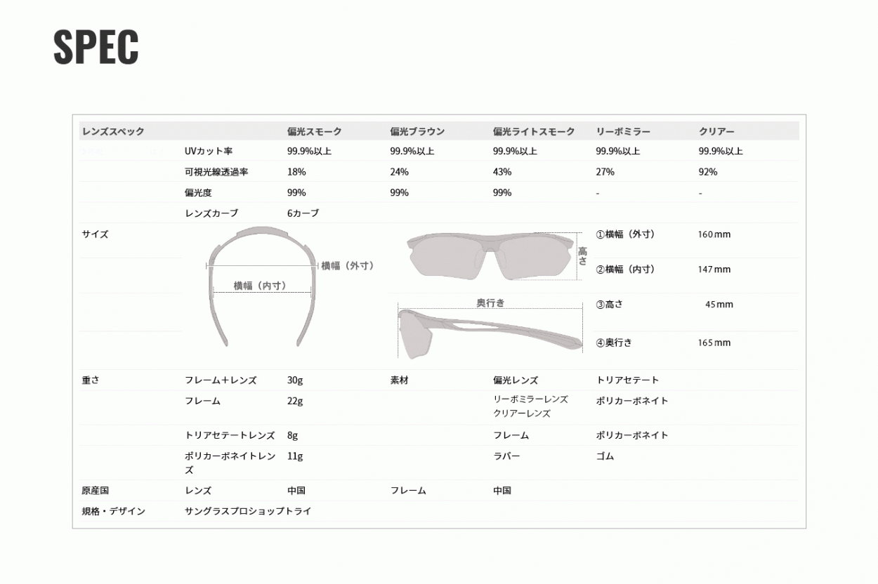 サングラス プロショップ トライのサングラス メンズ 大きい 顔 偏光サングラス 大きいサイズ エレッセ スポーツサングラス Uvカット ゴルフ 釣り 野球 クリアレンズ Es 7003 Nならyahoo ショッピング ランキングや口コミも豊富なネット通販 更にお得な