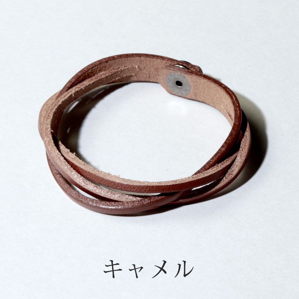 ブレスレット 日本製 メンズ イタリアンレザー 3連編み 本革 ブラック