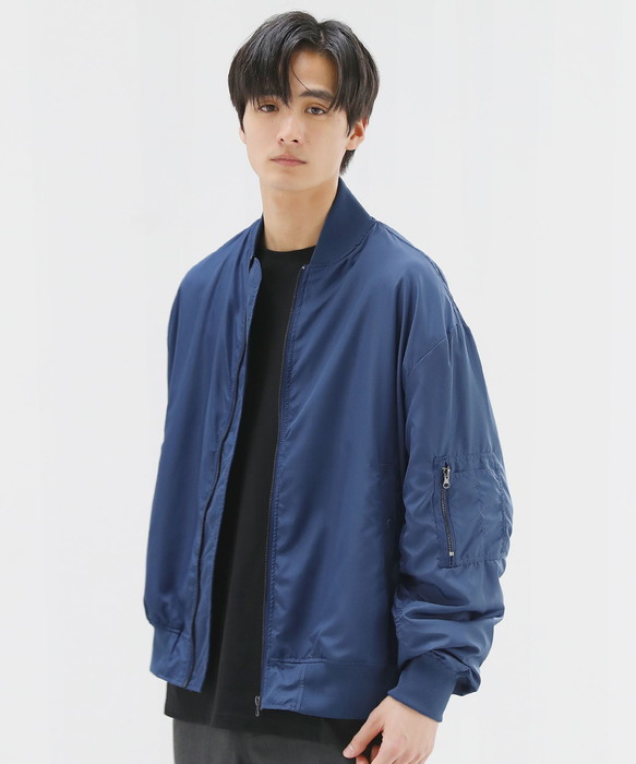 MA-1 ブルゾン アウター メンズ ルーズフィット シャーリング