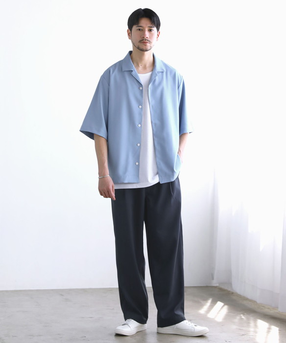 セットアップ 3点セット】メンズ 夏 春 半袖 オープンカラー