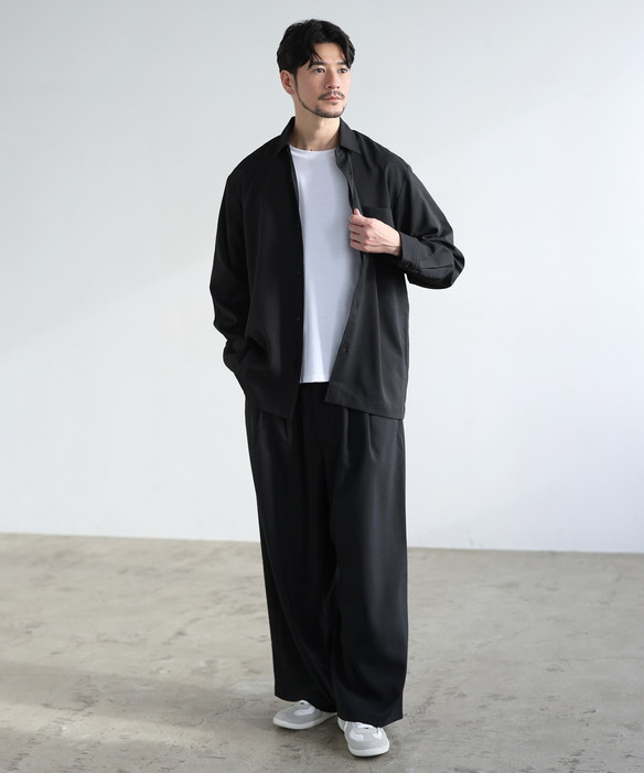 3点セット】 セットアップ メンズ 秋 春 長袖シャツ Tシャツ 半袖 5分