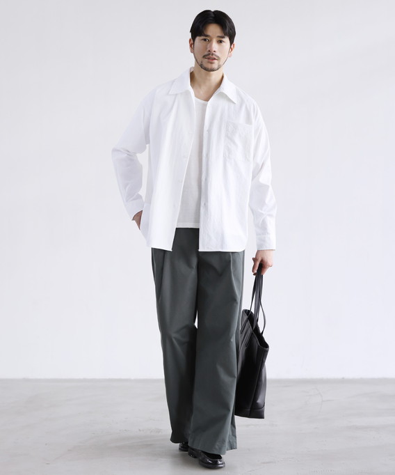3点セット】 セットアップ メンズ 春服 秋服 長袖 シャツ 半袖 