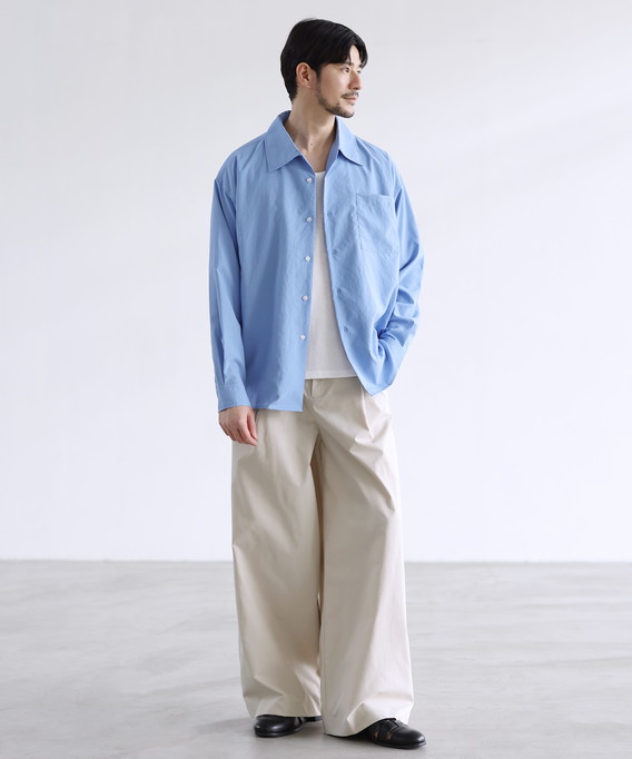 3点セット】 セットアップ メンズ 春服 秋服 長袖 シャツ 半袖 