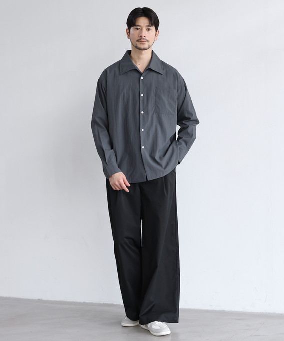 3点セット】 セットアップ メンズ 春服 秋服 長袖 シャツ 半袖 