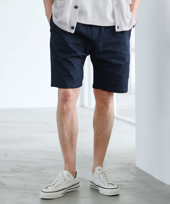 ショートパンツ ショーツ メンズ 春 夏 綿100 コットン 膝上 ハーフ