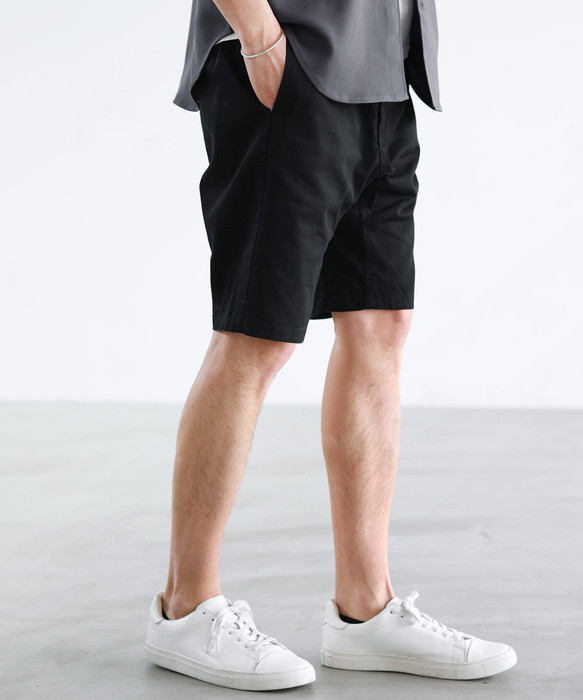 ショートパンツ ショーツ メンズ 春 夏 綿100 コットン 膝上 ハーフ