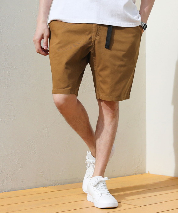 ショートパンツ ショーツ メンズ 春 夏 綿100 コットン 膝上 ハーフ