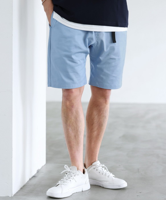 ショートパンツ ショーツ メンズ 春 夏 綿100 コットン 膝上 ハーフ