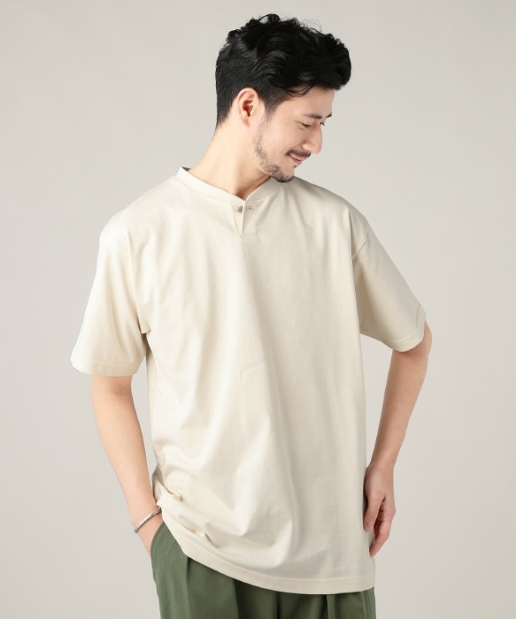 カットソー Tシャツ メンズ 日本製 国産 綿 MVS天竺 8オンス コンチョ 