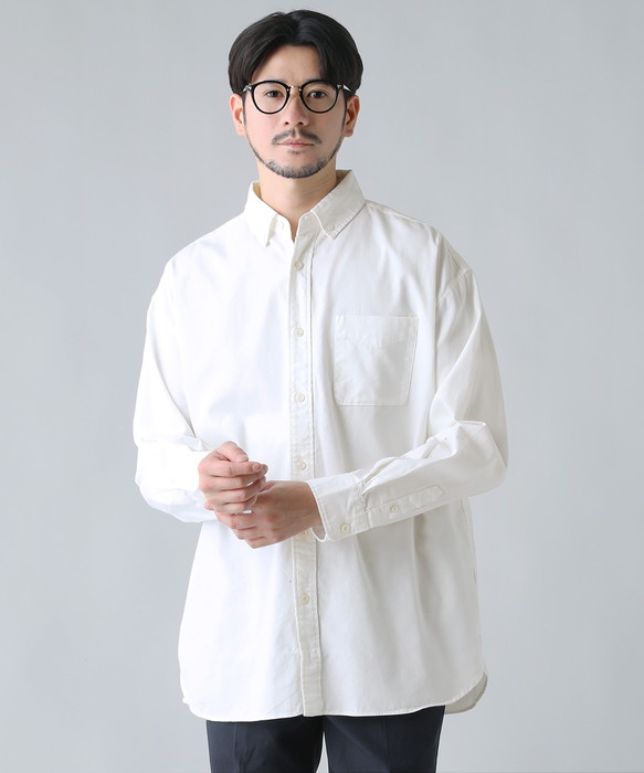 ★正月大特価★美品【CAHLUMN】オックスフォード ボタンダウンシャツ 完売品 CAHLUMN/カウラム Magazine Pocket Oxford B.D Shirt/マガジン
