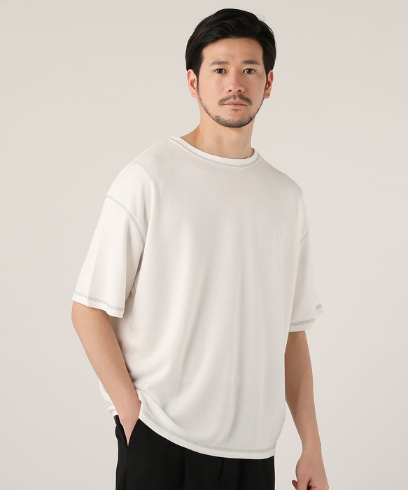 【クルーネック】ストレッチポンチTシャツ / ロンT クルーネック】ストレッチポンチTシャツ / ロンT | アバハウス