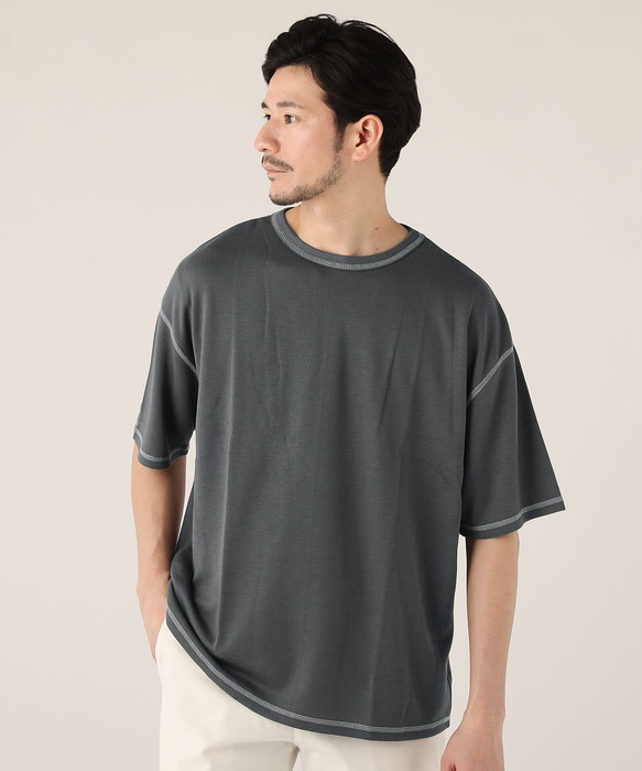 【クルーネック】ストレッチポンチTシャツ / ロンT クルーネック】ストレッチポンチTシャツ / ロンT | アバハウス