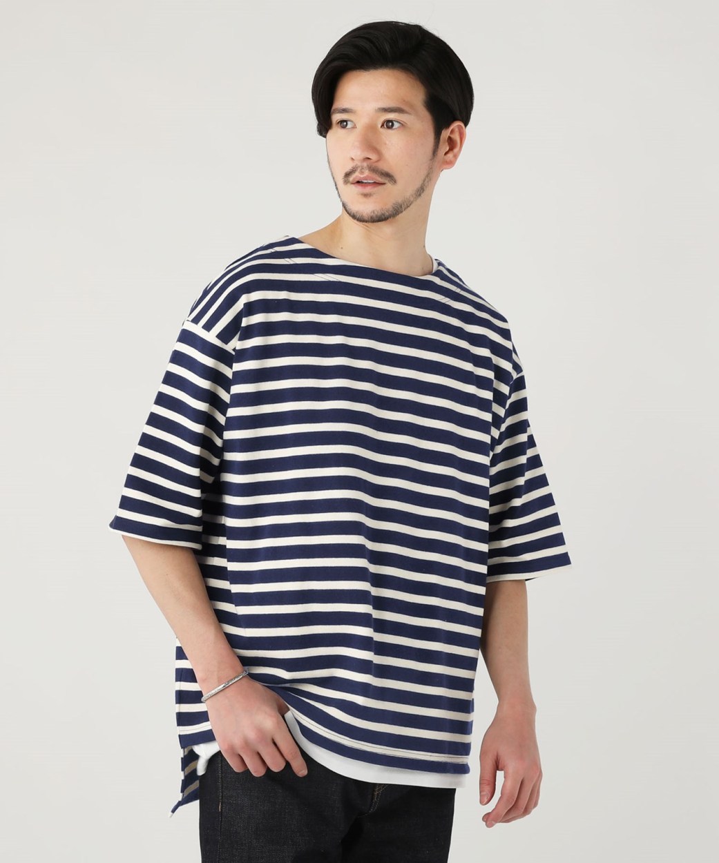 バスクシャツ Tシャツ カットソー メンズ 春 春服 日本製 国産 10 