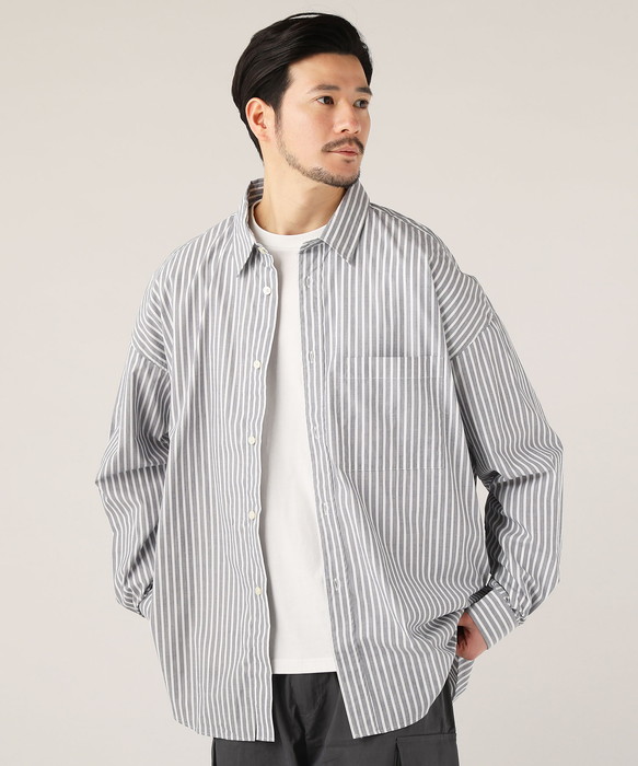 シャツ カジュアルシャツ トップス メンズ 綿100 長袖 日本製 国産
