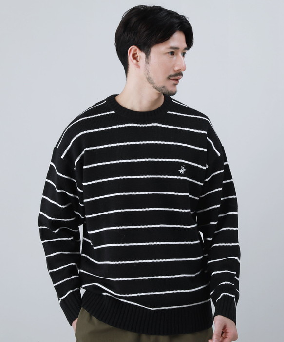BEVERLY HILLS POLO CLUB ニット セーター クルーネック メンズ