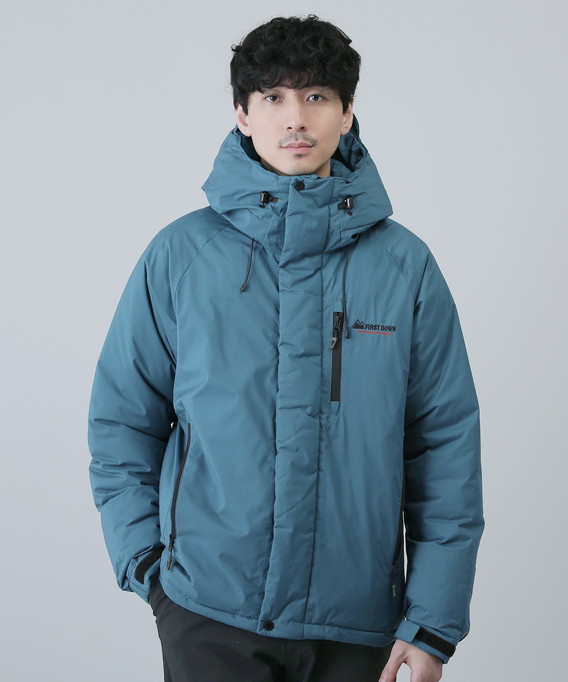 中綿ジャケット アウター メンズ 冬 冬服 ハイネック フード オールウェザー FIRST DOWN EXPLORATION GEAR 5452140｜spu｜05