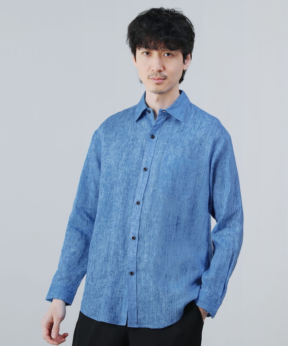 【美品】1er arrondissement リネン100% シャツジャケット 未使用・タグ付き】ゼラールスポーツフレンチリネン100%シャツ