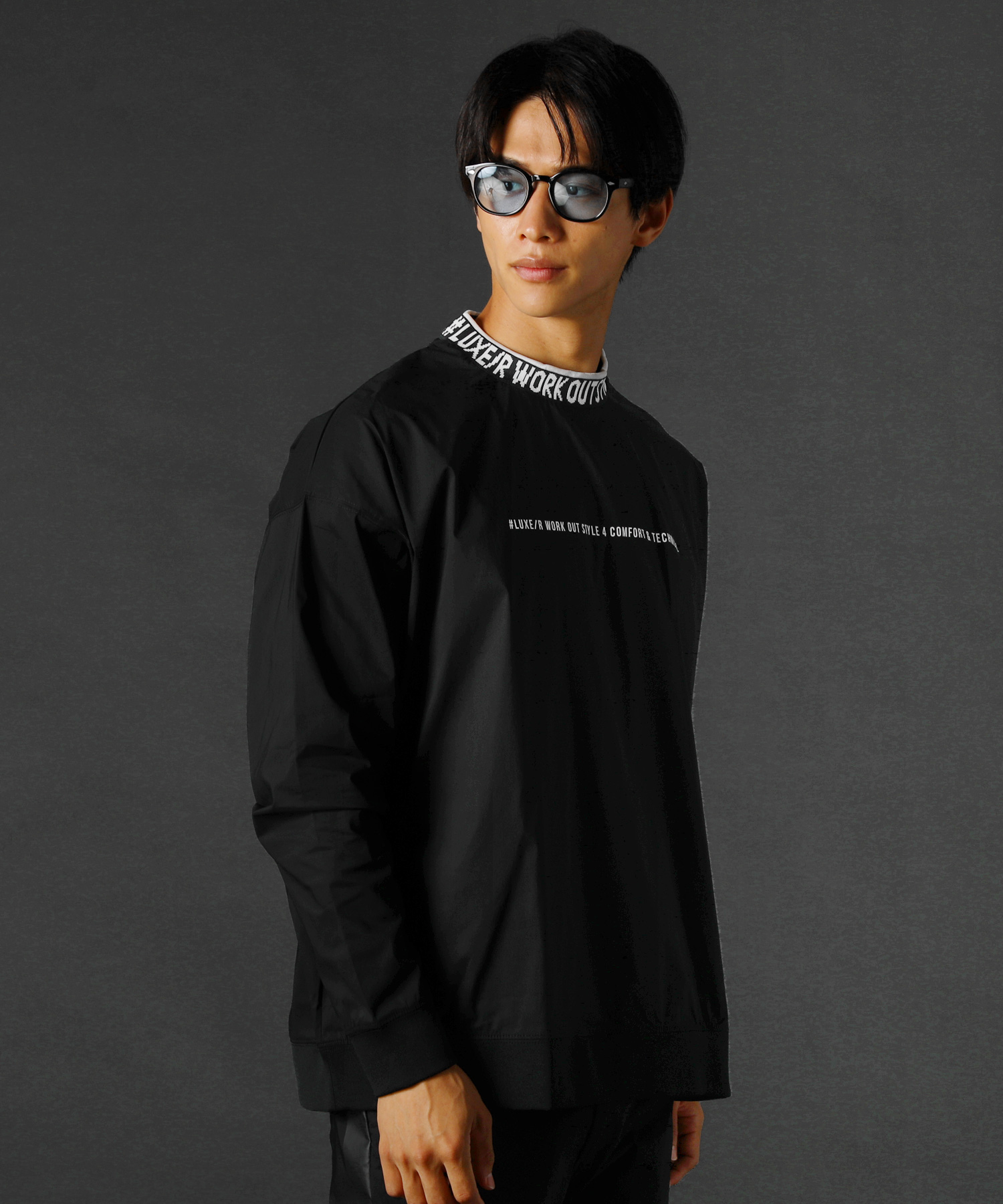 極美品❗️ブリーフィングゴルフ　L 長袖モックネック　ネイビー　春秋　ハイネック サイズ：M BRIEFING GOLF ブリーフィング ハイネック 長袖T