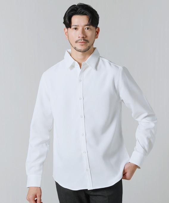 シャツ レギュラーカラー カジュアルシャツ メンズ 春 夏 秋 日本製