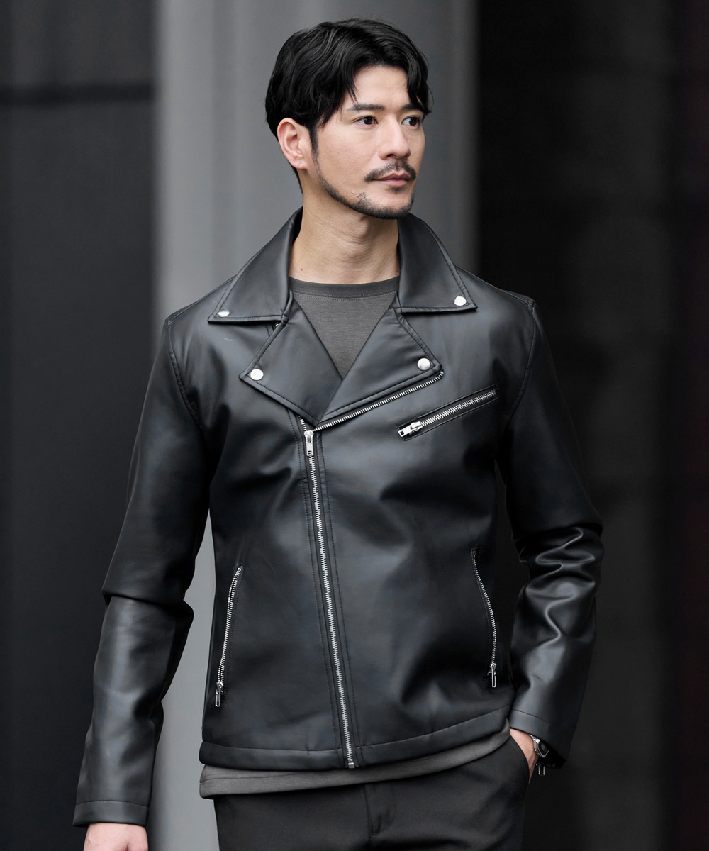 ライダースジャケット ジャケット メンズ 秋 秋服 春 春服 ダブル 