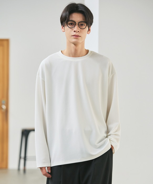カットソー Tシャツ トップス メンズ 秋 秋服 長袖 ロンT 静電気