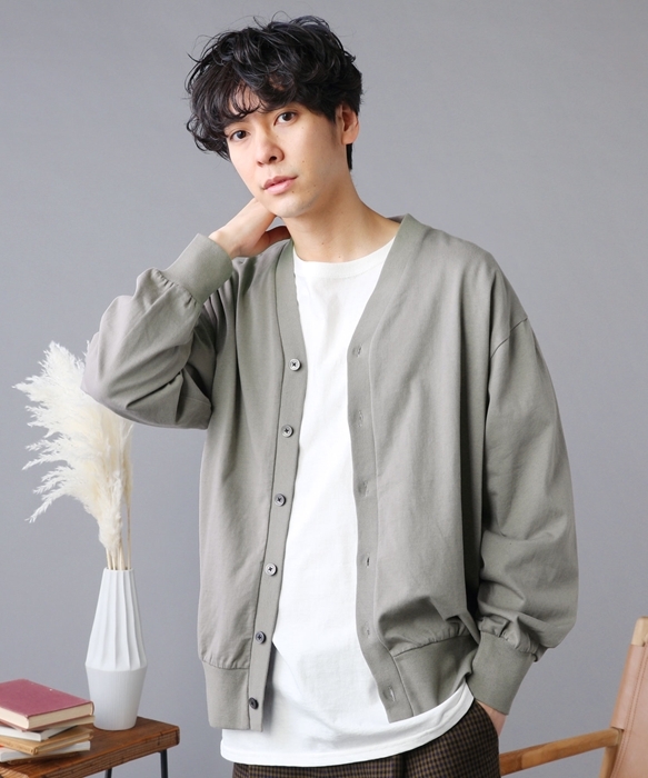 カーディガン メンズ Mvs Vネック ブラック ライトグレー サックスグレー M L 無地 シンプル Slick スリック Buy0311 Sputnicks スプートニクス 通販 Yahoo ショッピング