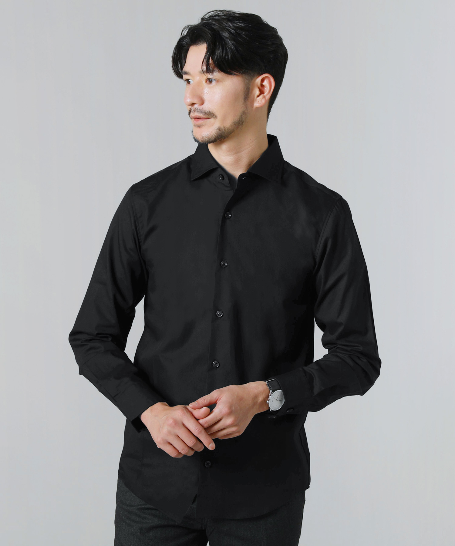 シャツ メンズ 春 春服 秋 秋服 長袖 日本製 国産 綿100